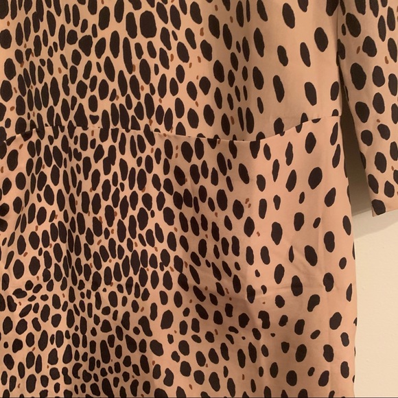 J Crew Factory Leopard Print Shift Dress - Picture 4 of 12